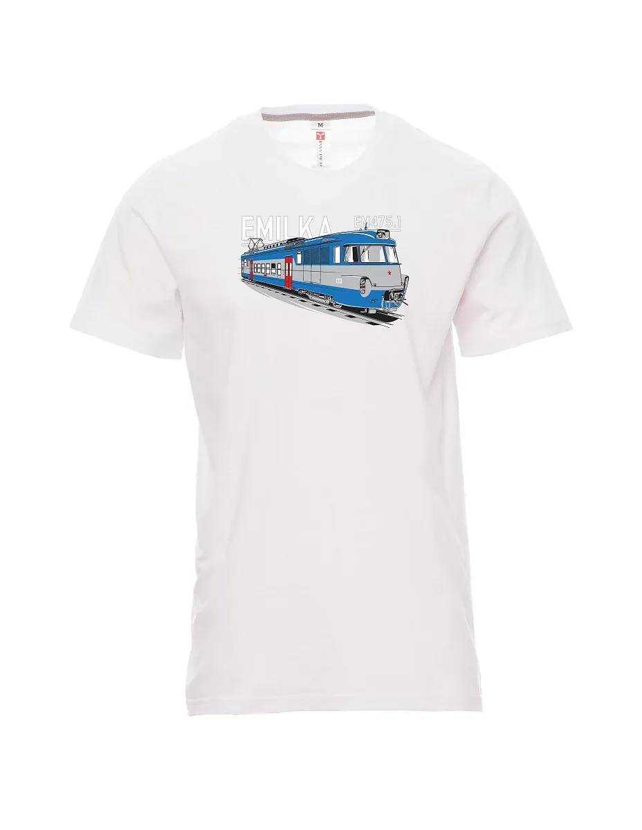 Maglia da uomo bianca Unità elettriche 475.1