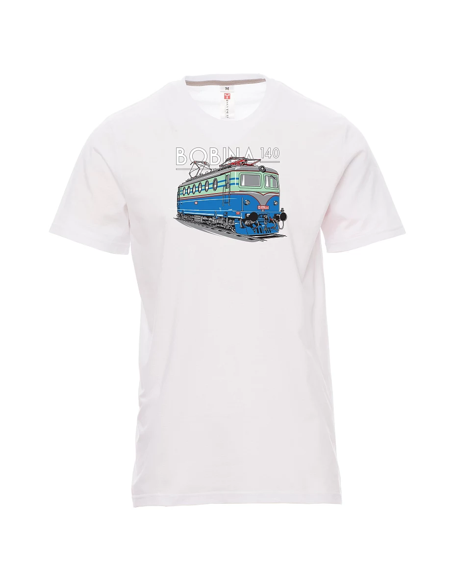 Maglia da uomo bianca Locomotiva 140
