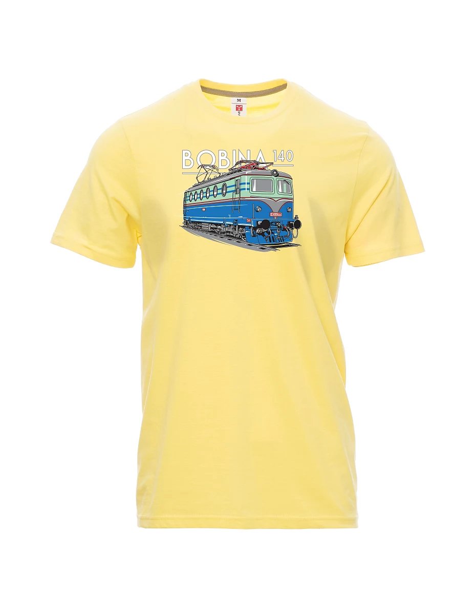 Maglia da uomo giallo chiaro Locomotiva 140