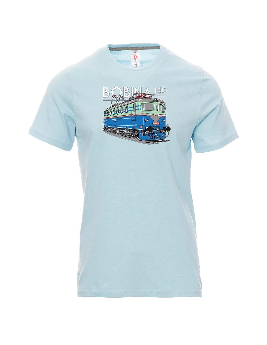Maglia da uomo blu pallido Locomotiva 140
