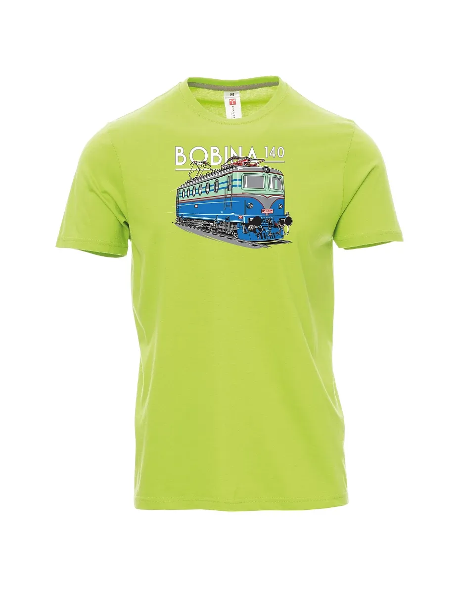 Maglia da uomo verde chiaro Locomotiva 140