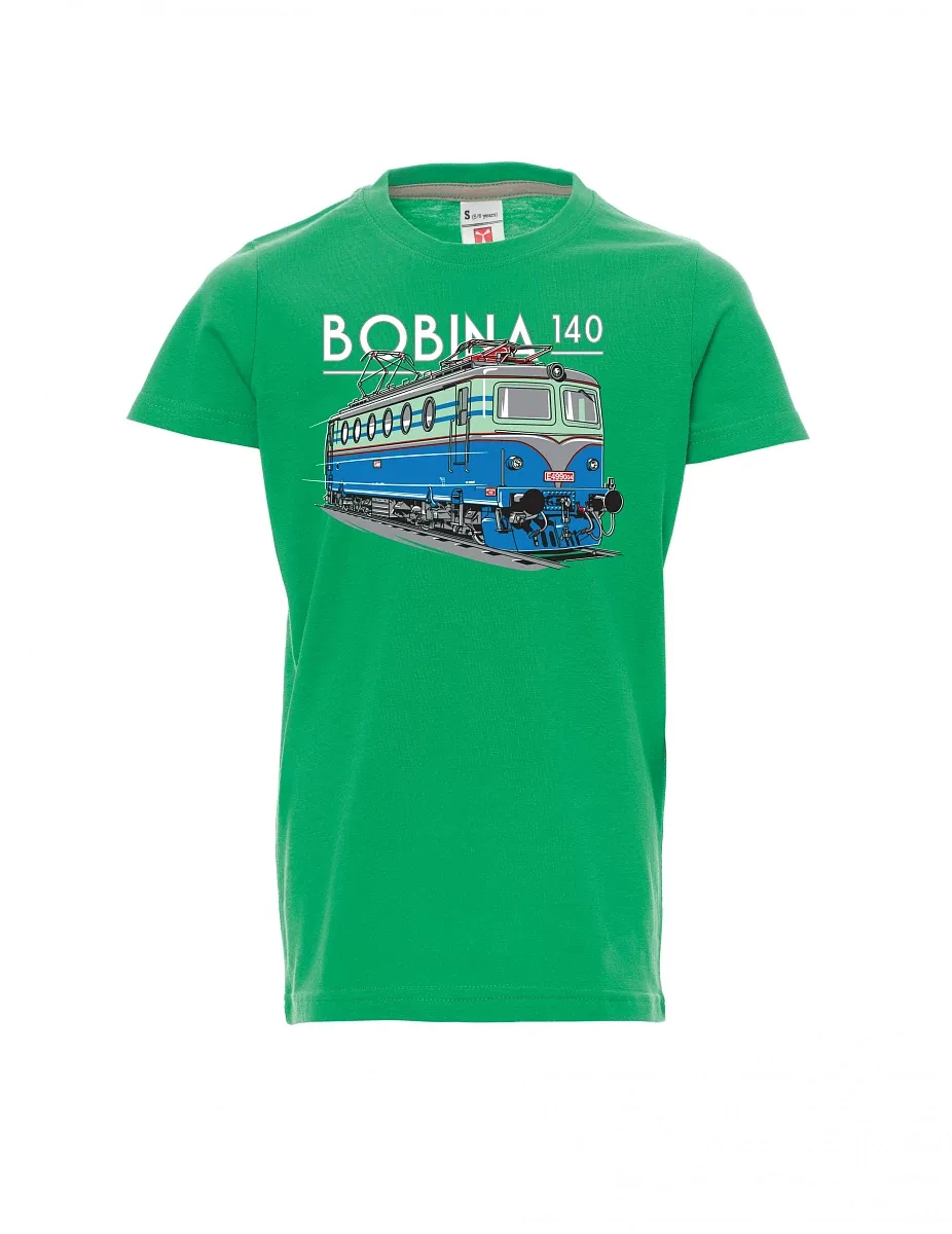 Maglia da bambino verde Locomotiva 140