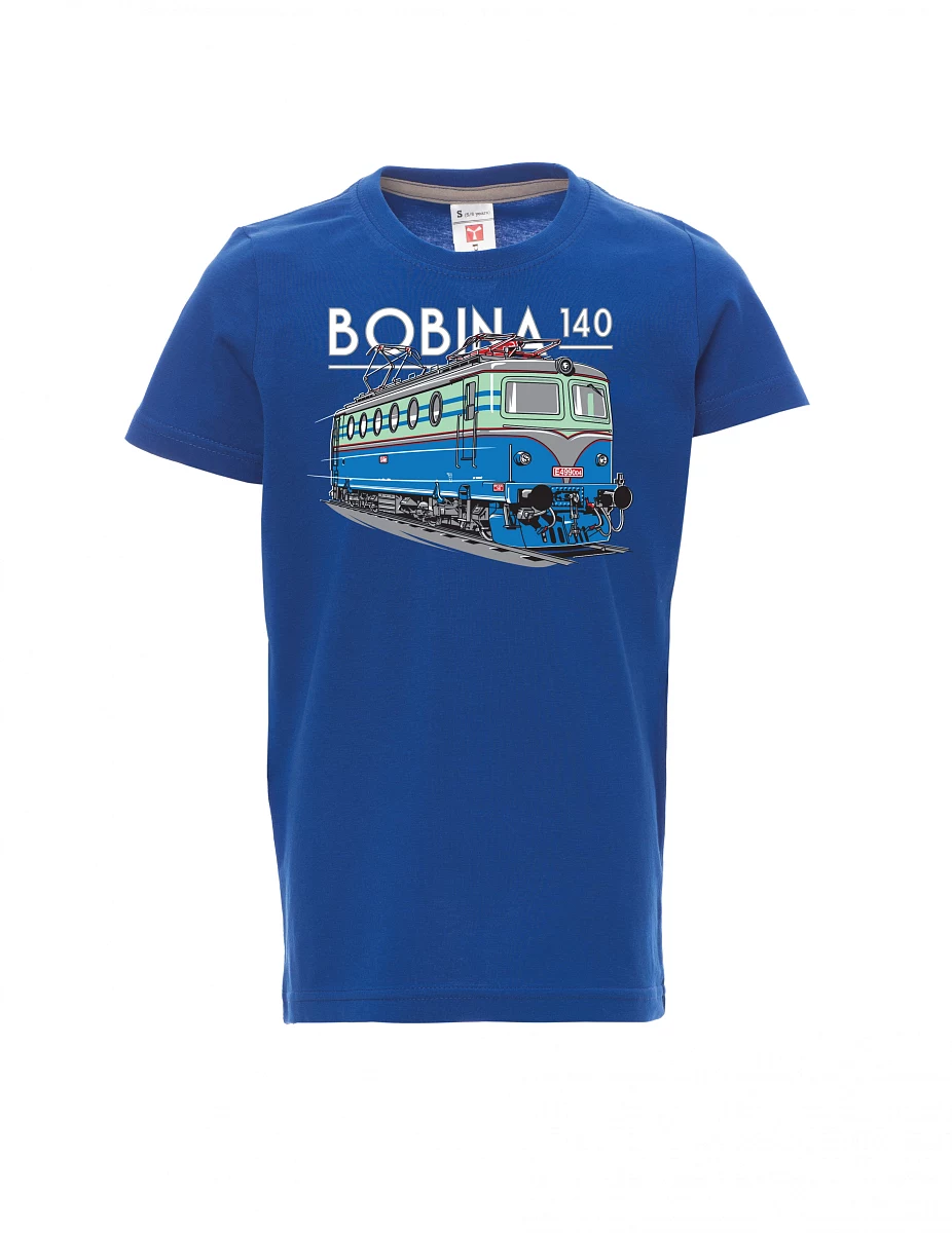 Maglia da bambino blu Locomotiva 140