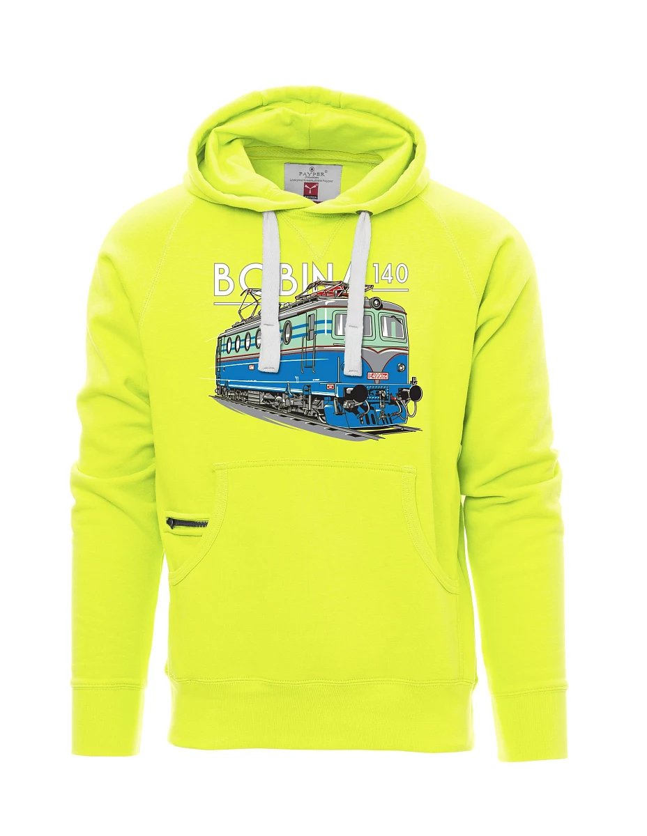 Felpa da uomo fluorescente Locomotiva 140