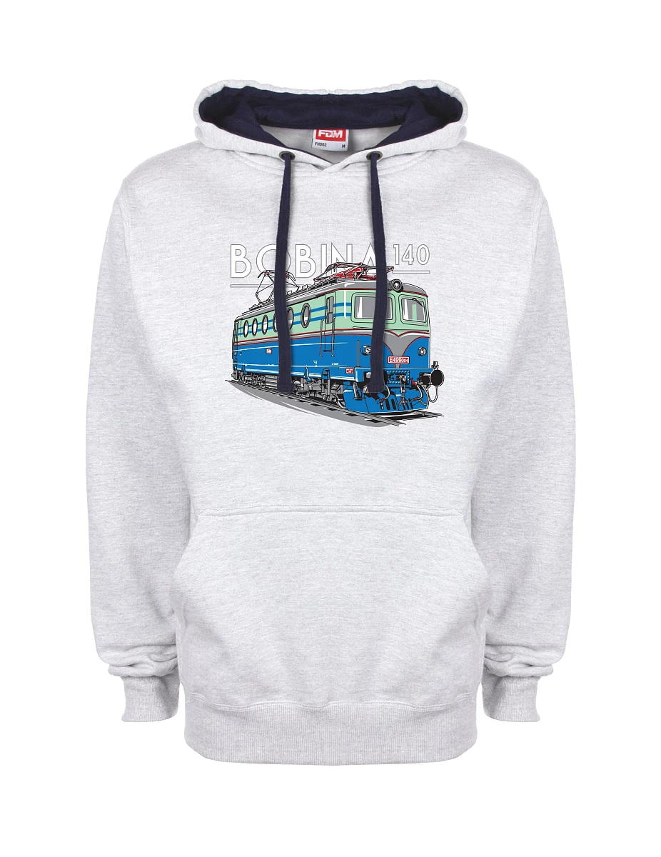 Felpa blu-grigio Locomotiva 140