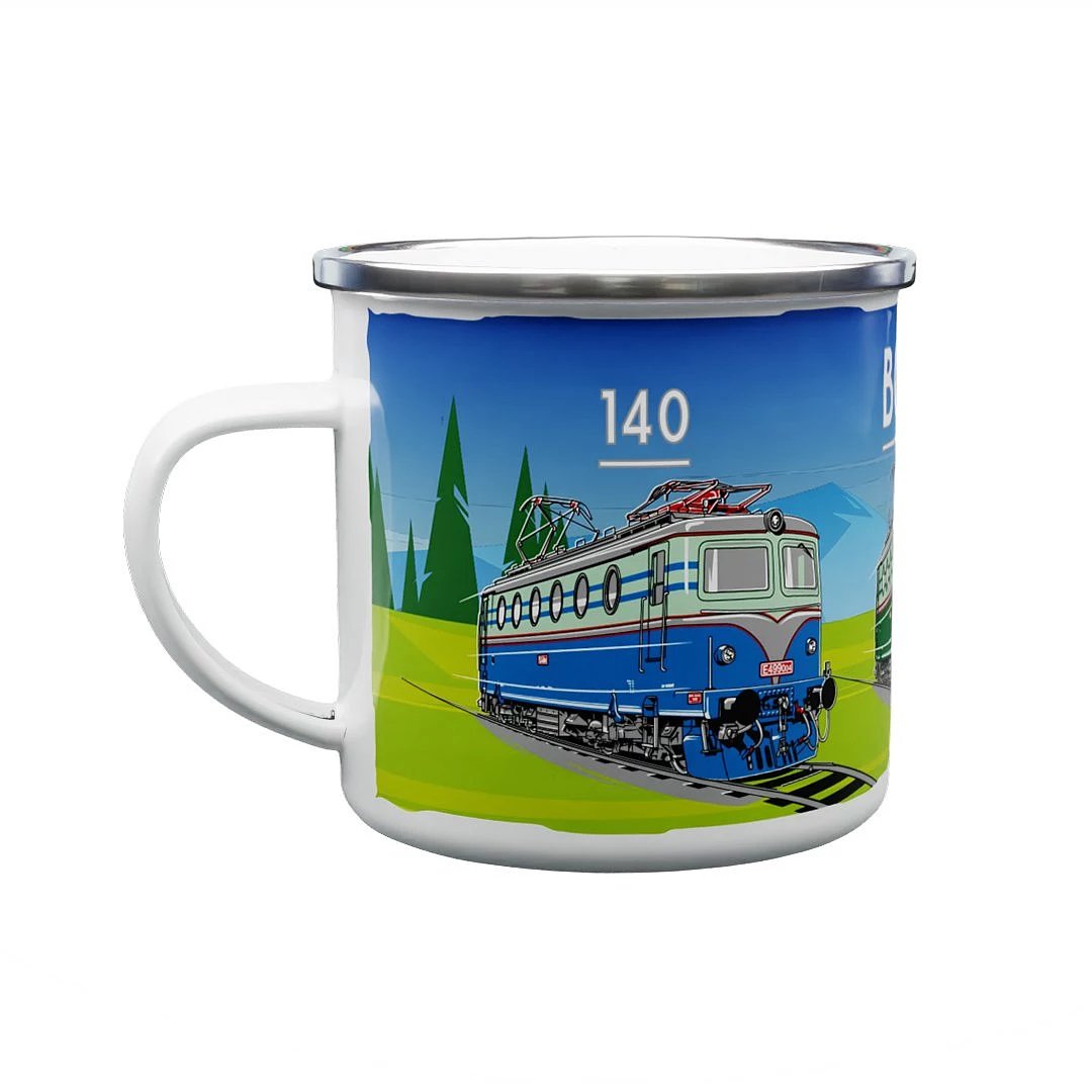 Tazza di alluminio Locomotiva 140 330 ml