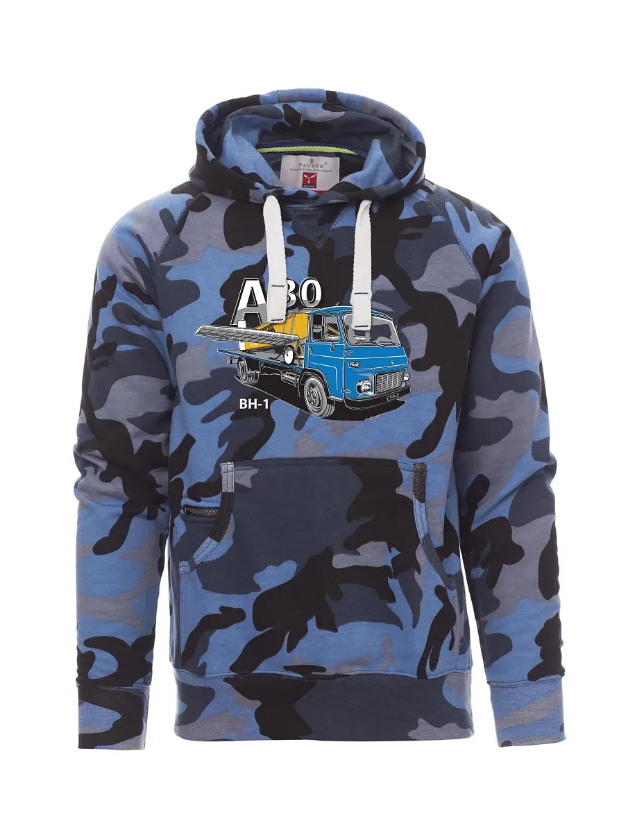 Felpa da uomo camuffare blu  Avia A30 a aereo BH - 1