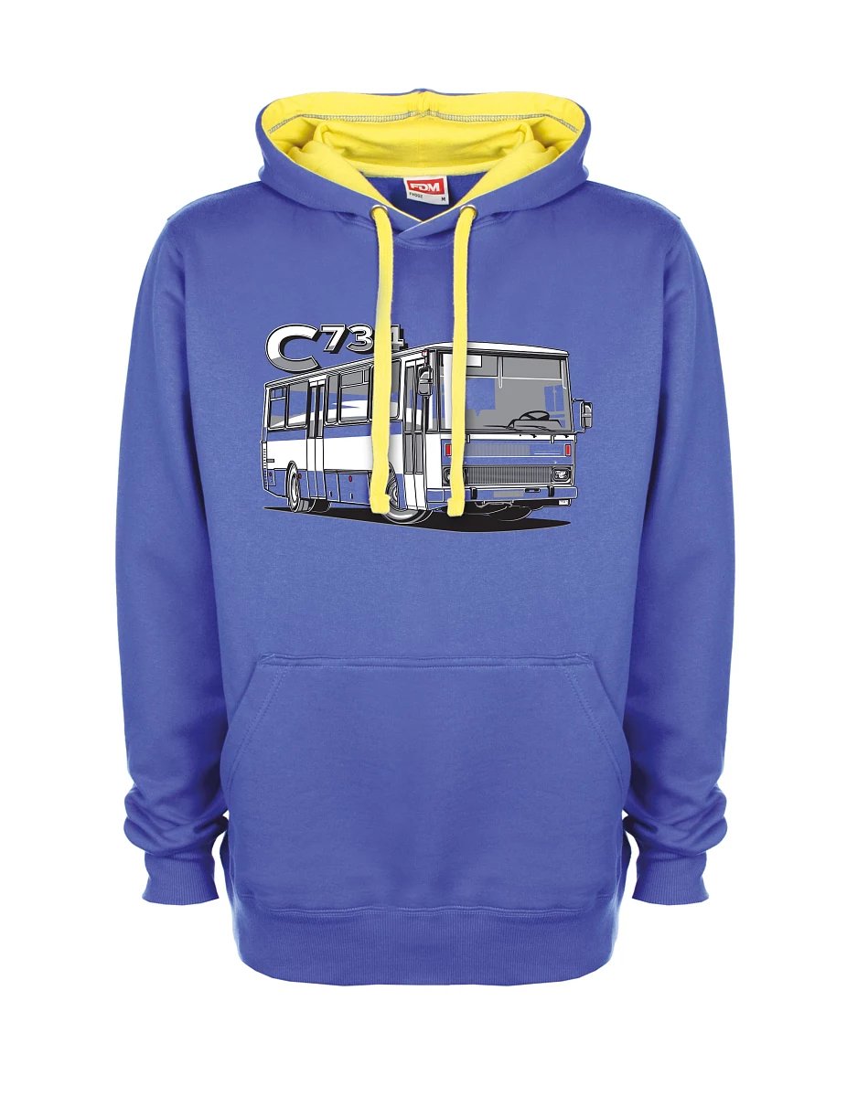 Felpa giallo-blu autobus C734