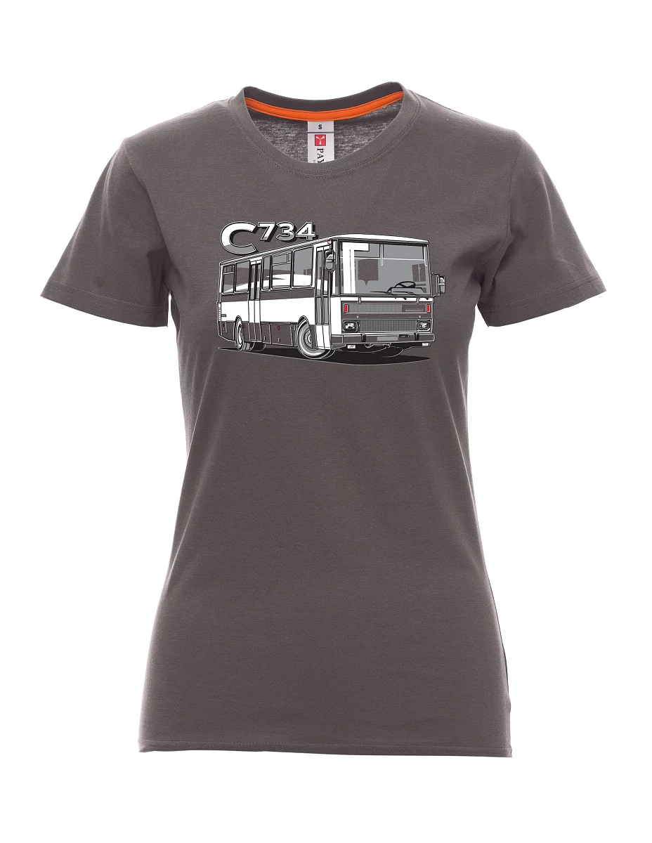 Maglia da donna colore del fumo autobus C734