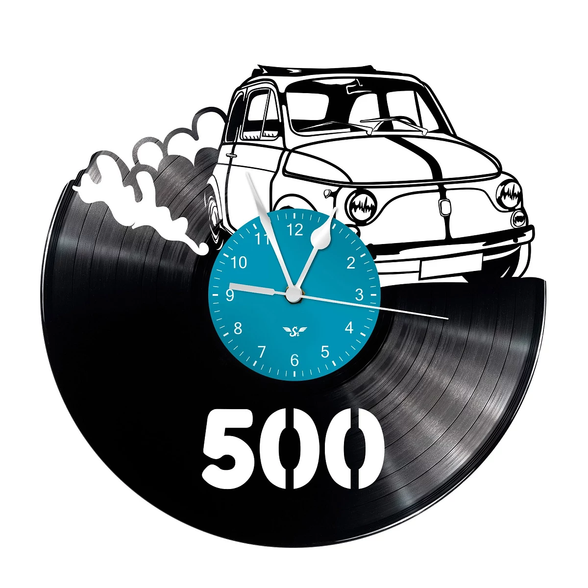 Orologio di disco in vinile con motivo  Il veterano italiano F 500