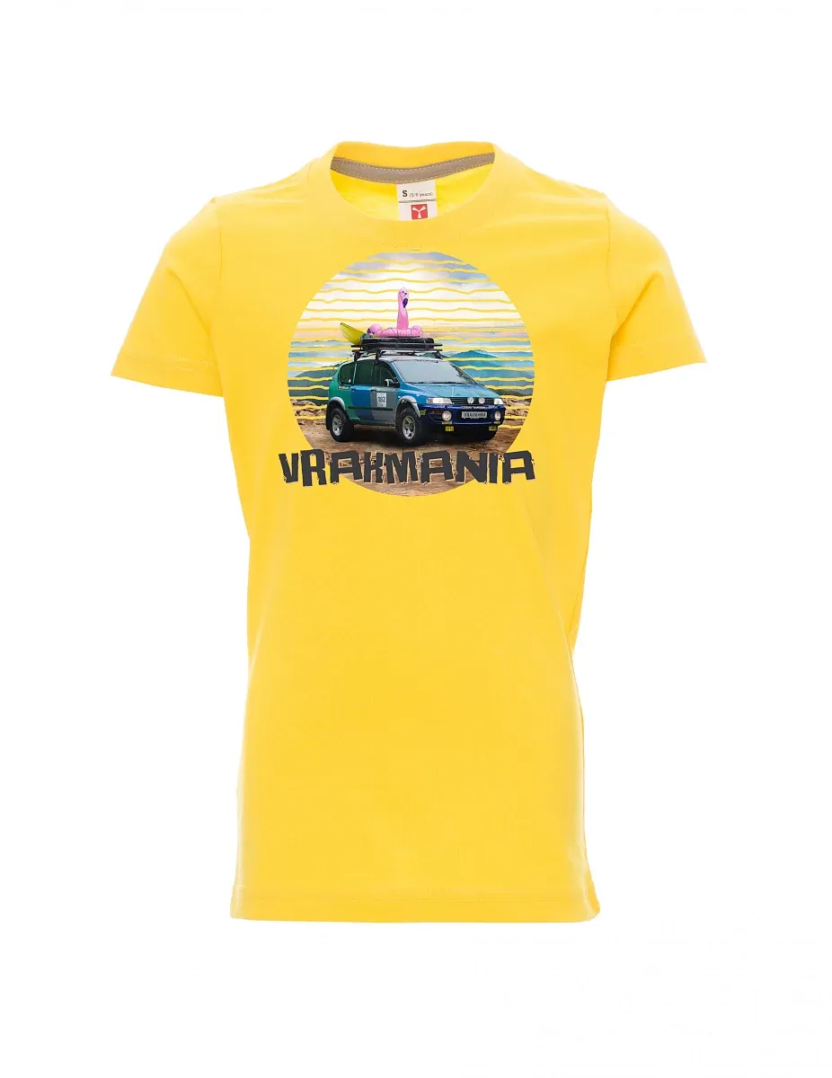 Maglia da bambino gialla Vrakmania