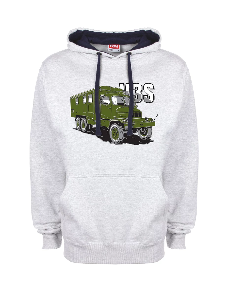 Felpa blu-grigio Camion V3S Mobiletto