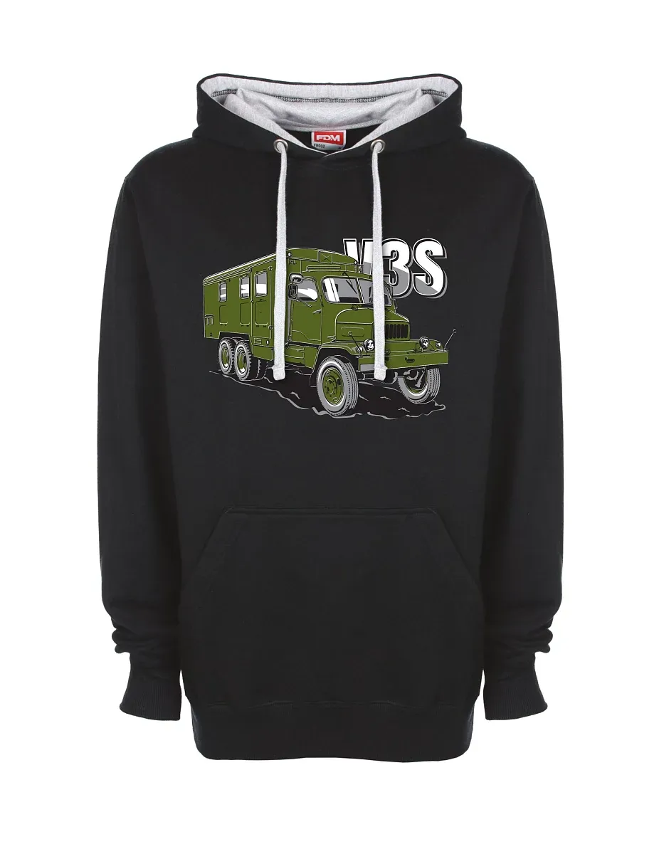 Felpa grigio-nera Camion V3S Mobiletto