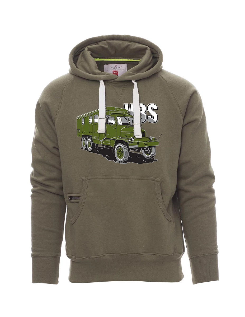 Felpa da uomo cachi Camion V3S Mobiletto