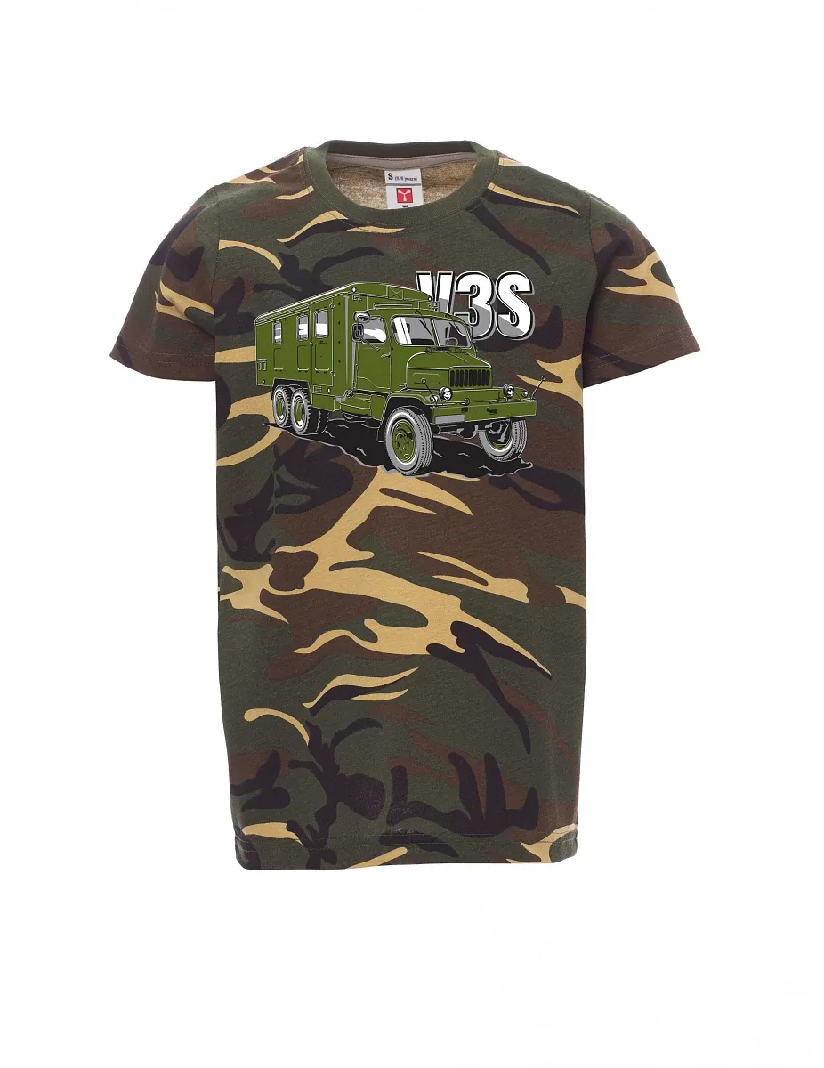 Maglia da bambino camuffare Camion V3S Mobiletto