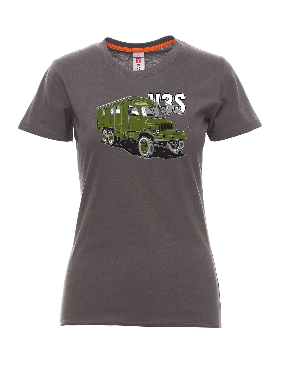 Maglia da donna colore del fumo Camion V3S Mobiletto