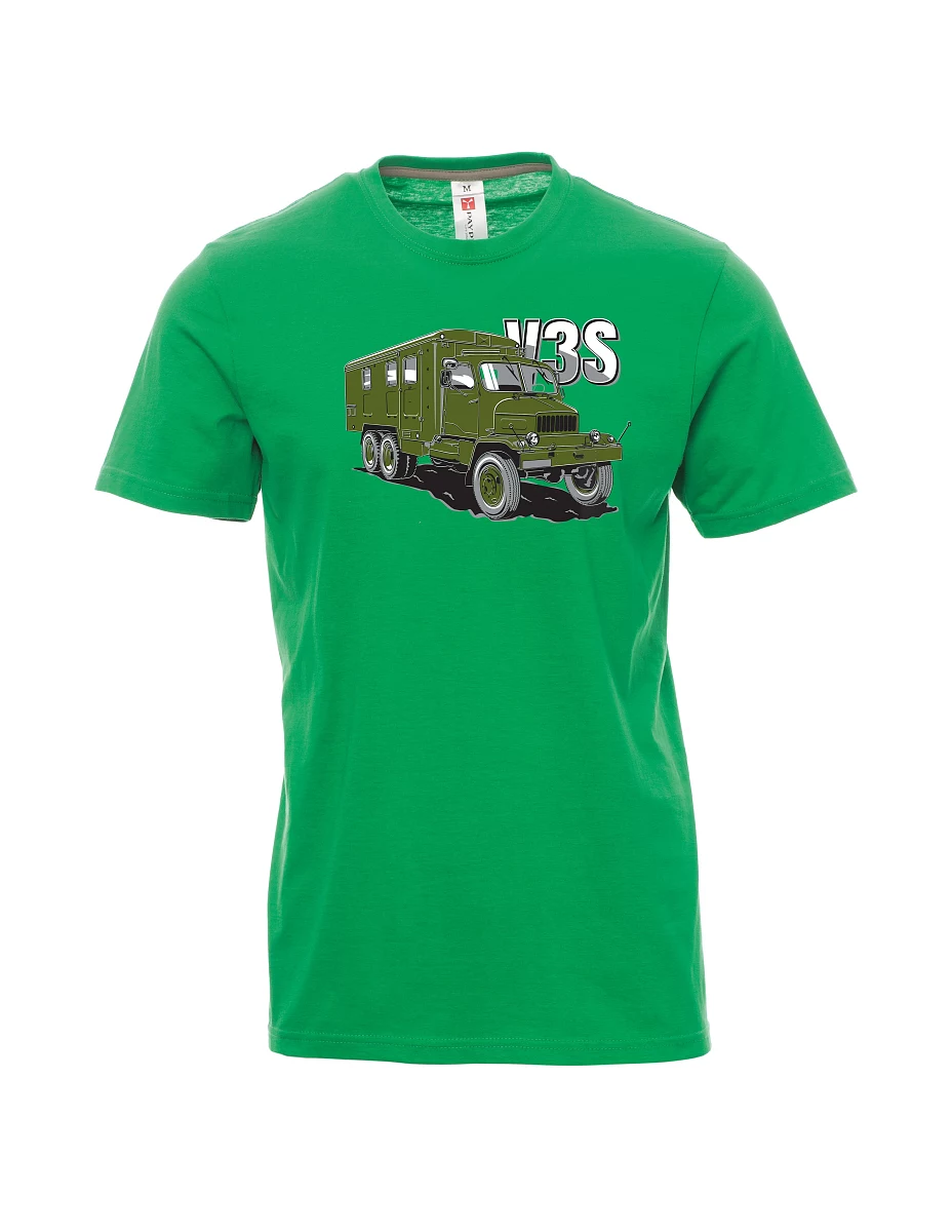 Maglia da uomo verde Camion V3S Mobiletto