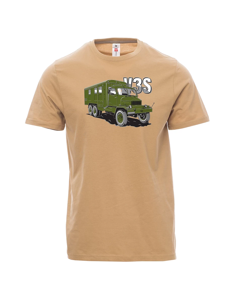 Maglia da uomo marrone Camion V3S Mobiletto