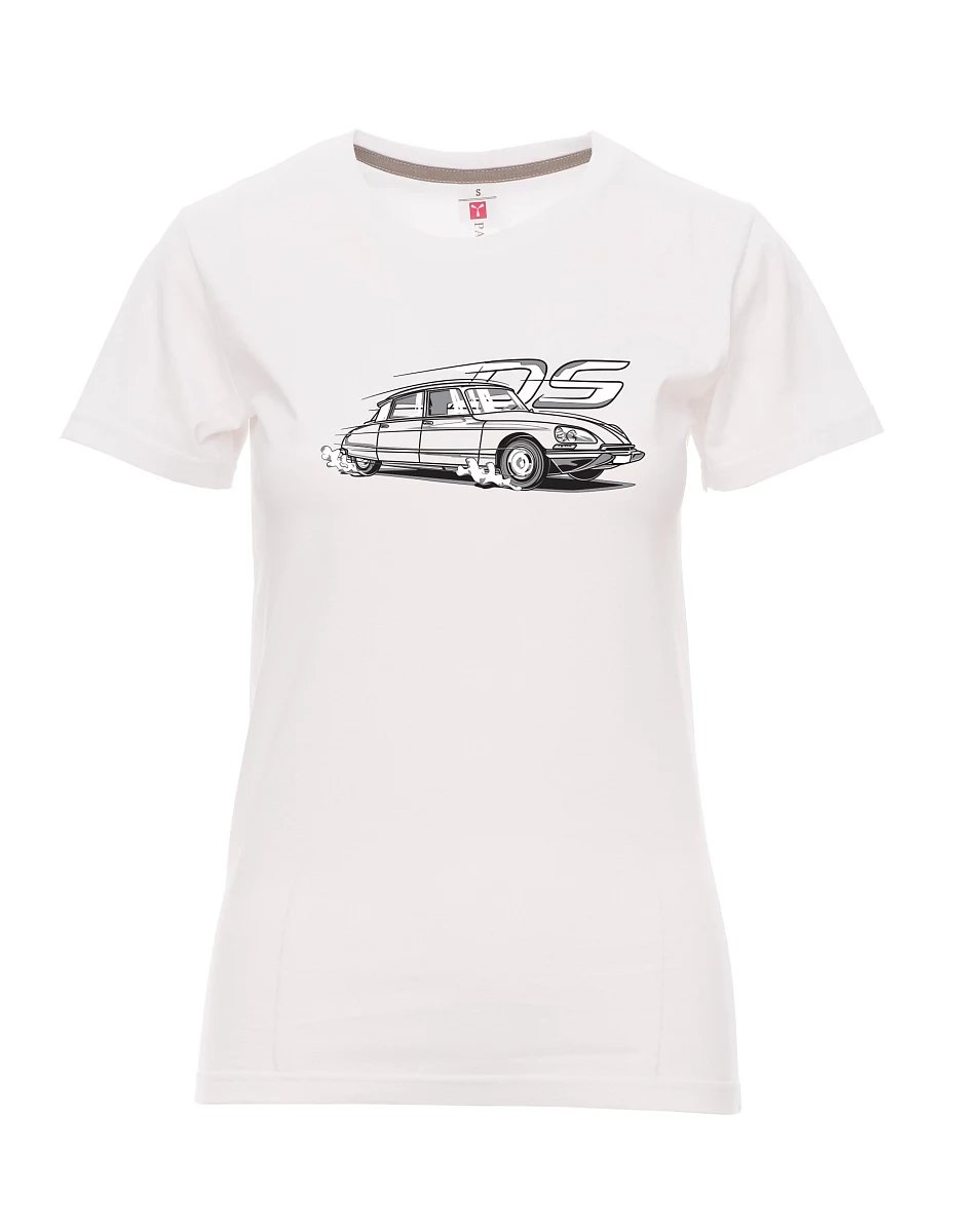 Maglia da donna bianca veterano francese DS