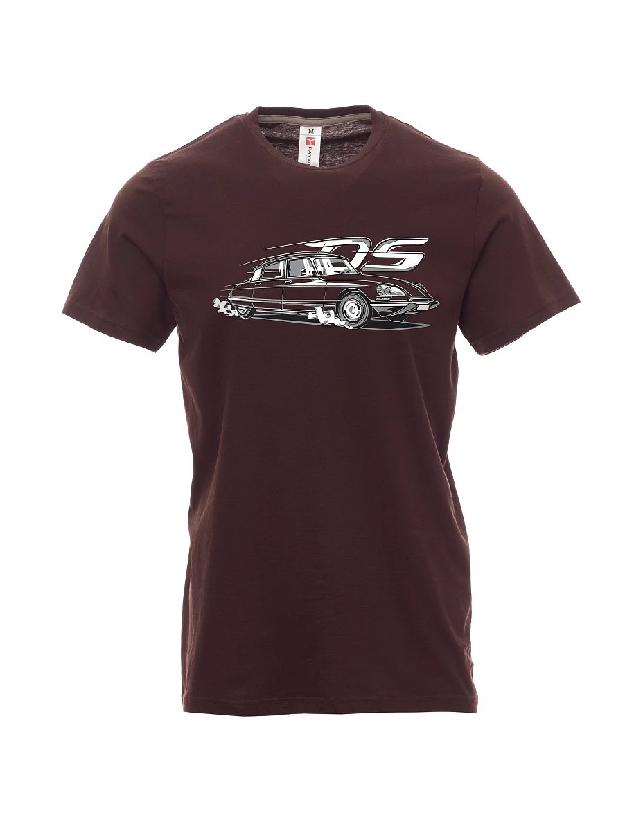 Maglia da uomo marrone scuro veterano francese DS