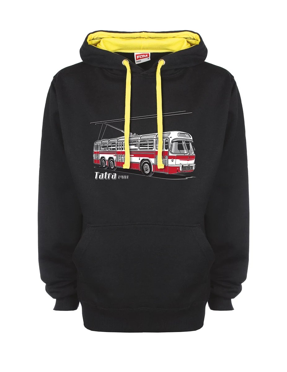Felpa giallo-nera con Carrello  T401