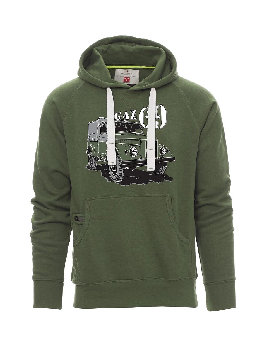 Felpa da uomo verde scuro GAZ 69