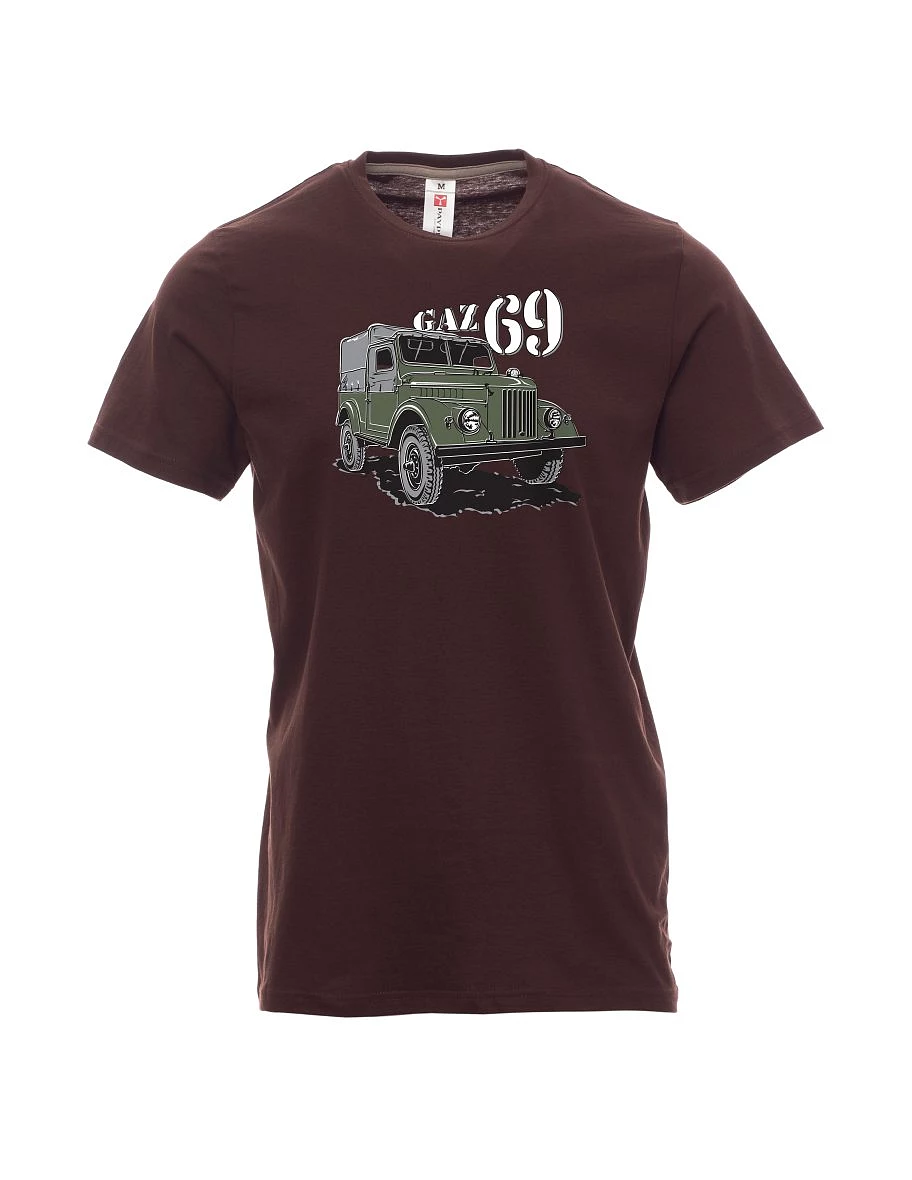 Maglia da uomo marrone scuro GAZ 69