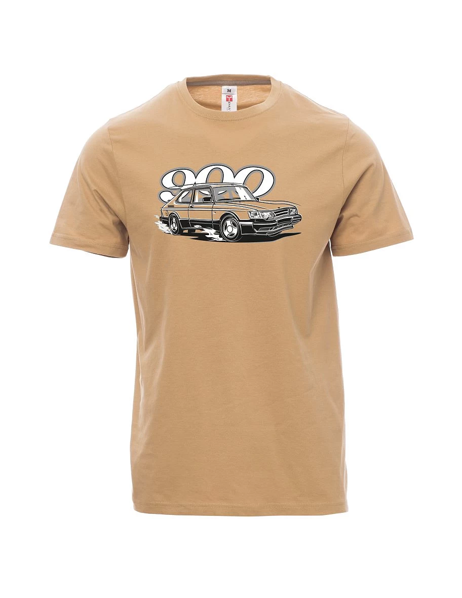 Maglia da uomo marrone Saab 900