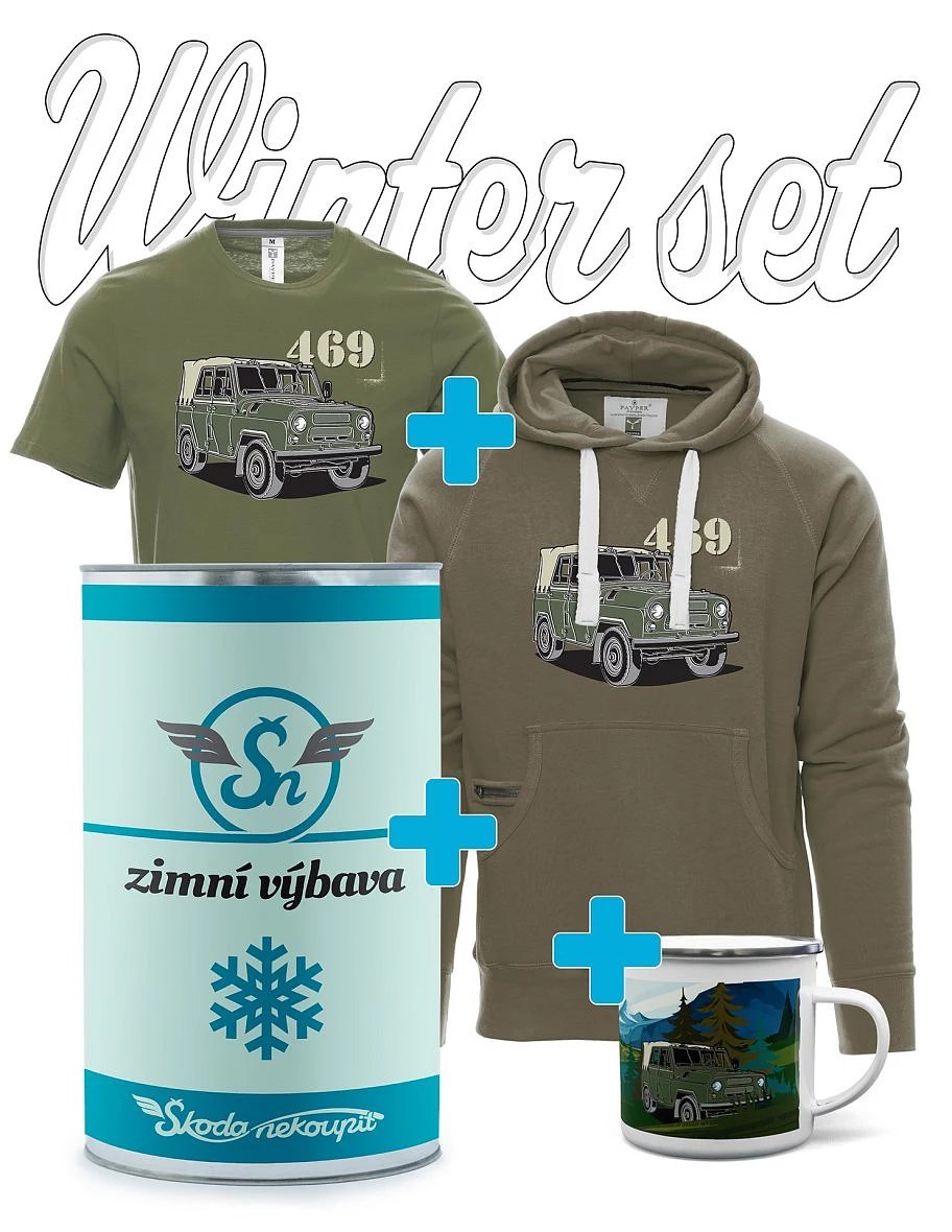Set regalo invernale con UAZ 469