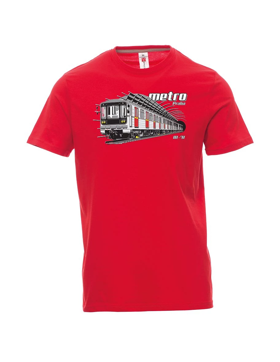 Maglia da uomo rossa Metro 81-71
