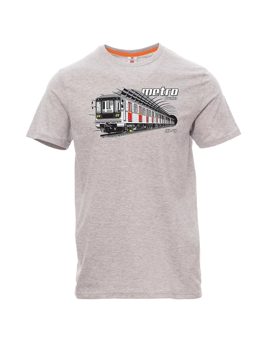 Maglia da uomo grigio melange Metro 81-71