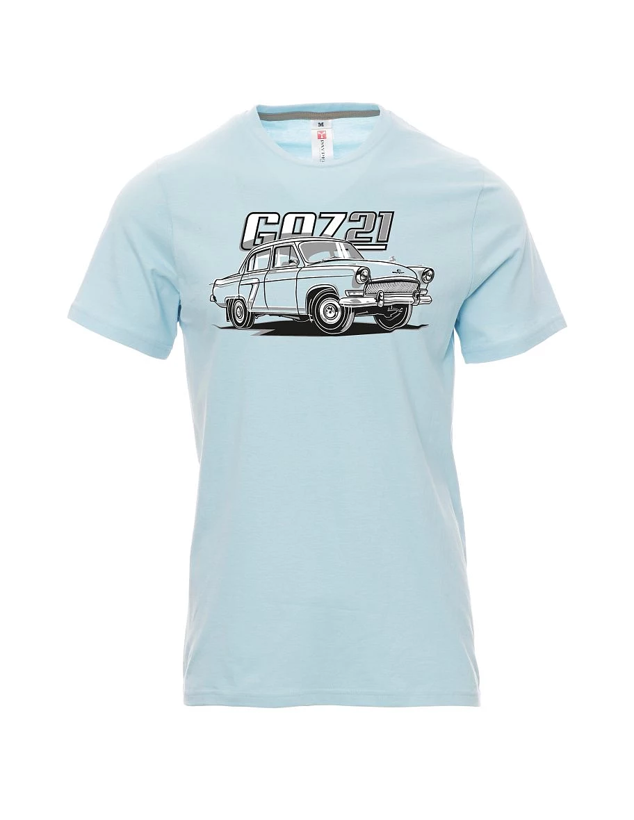 Maglia da uomo blu pallido GAZ 21
