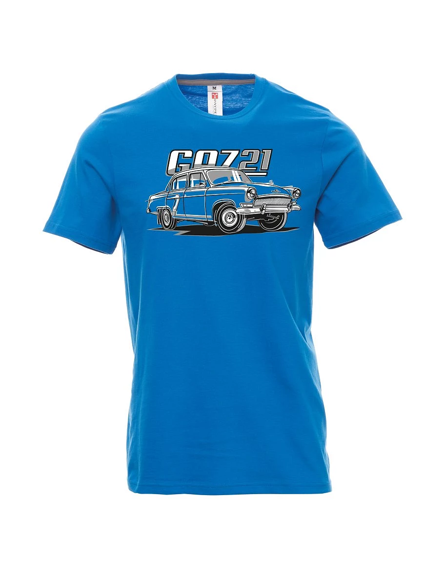 Maglia da uomo blu chiaro GAZ 21