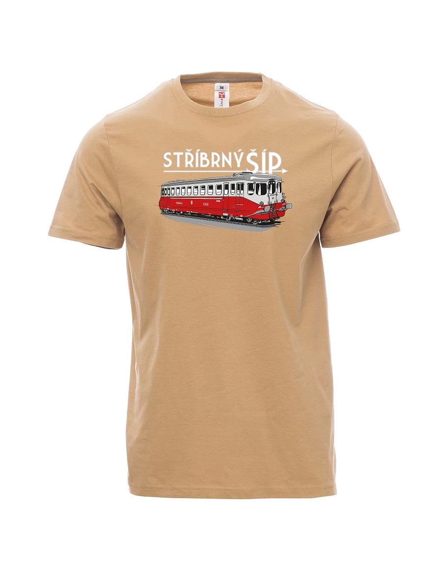 Maglia da uomo marrone Freccia d'argento M 260 001
