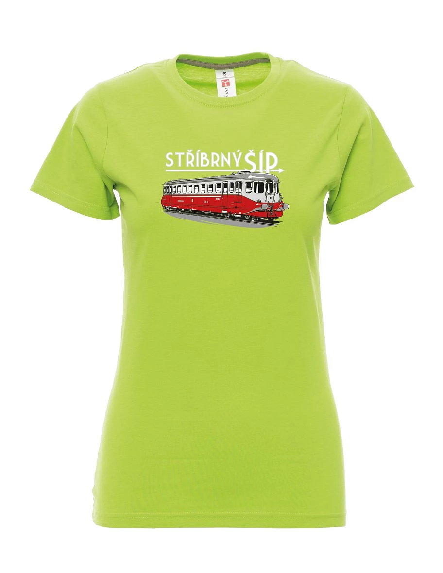 Maglia da donna colore lime Freccia d'argento M 260 001