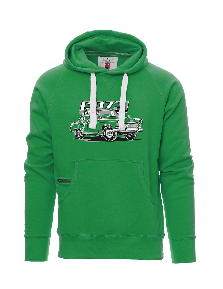 Felpa da uomo verde GAZ 21