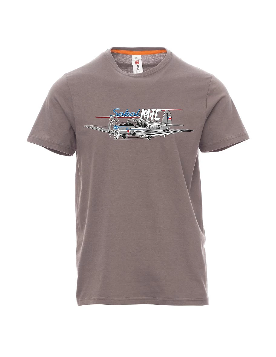 Maglia da uomo grigio acciaio Aereo Sokol
