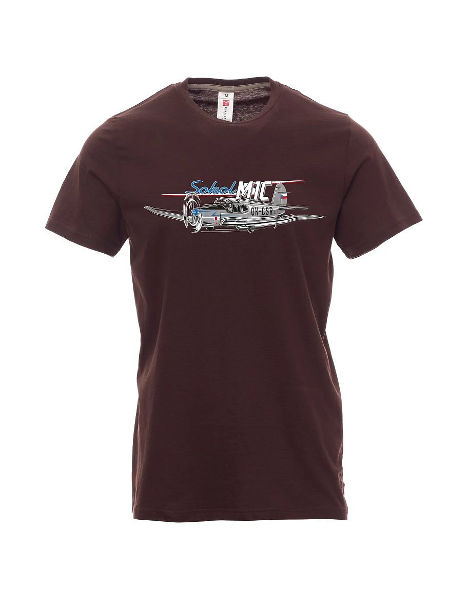 Maglia da uomo marrone scuro Aereo Sokol