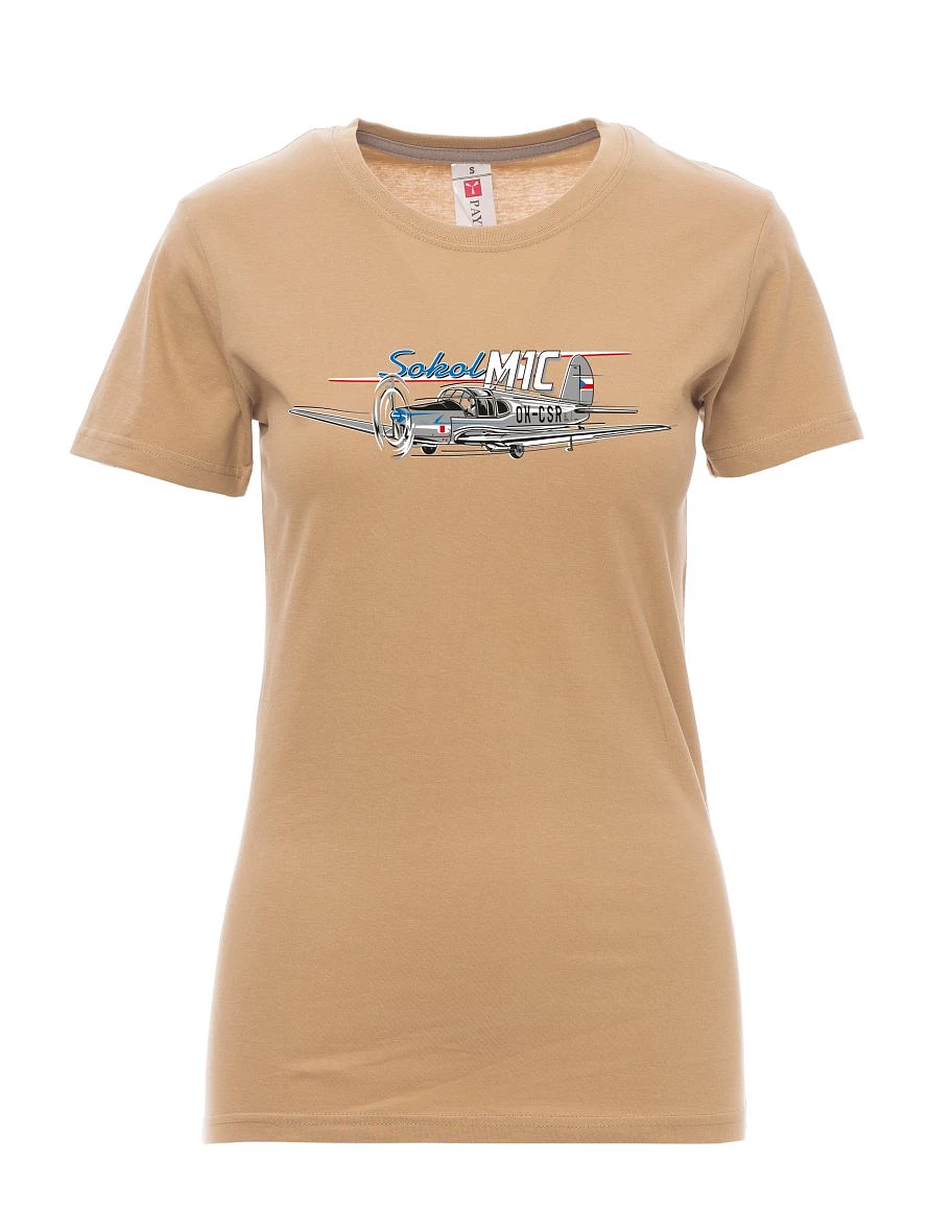 Maglia da donna marrone Aereo Sokol
