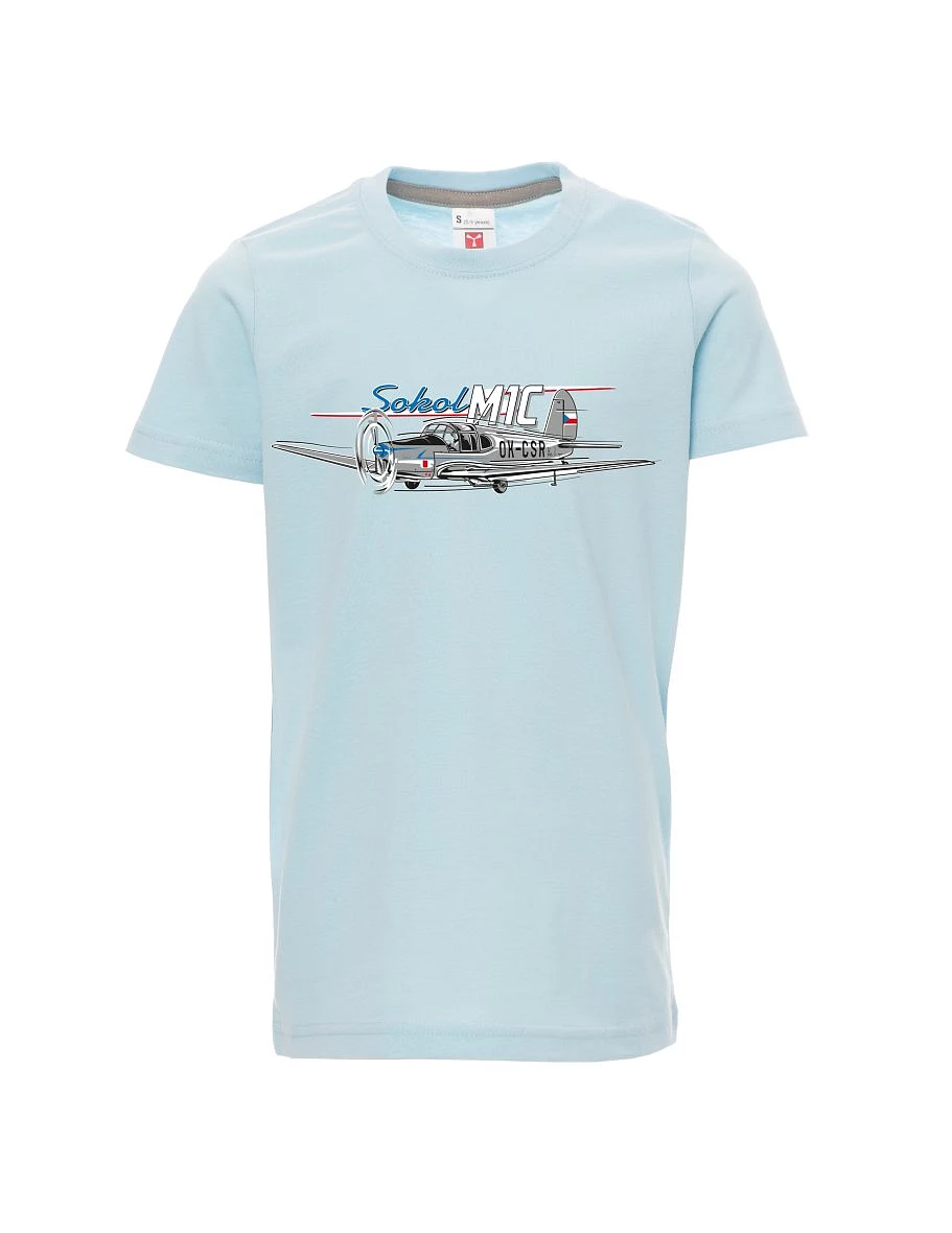 Maglia da bambino blu pallido Aereo Sokol