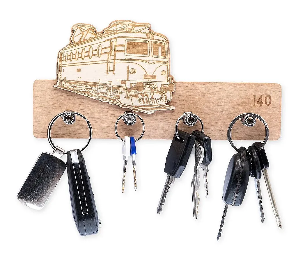 Appendichiavi in legno la Locomotiva 140