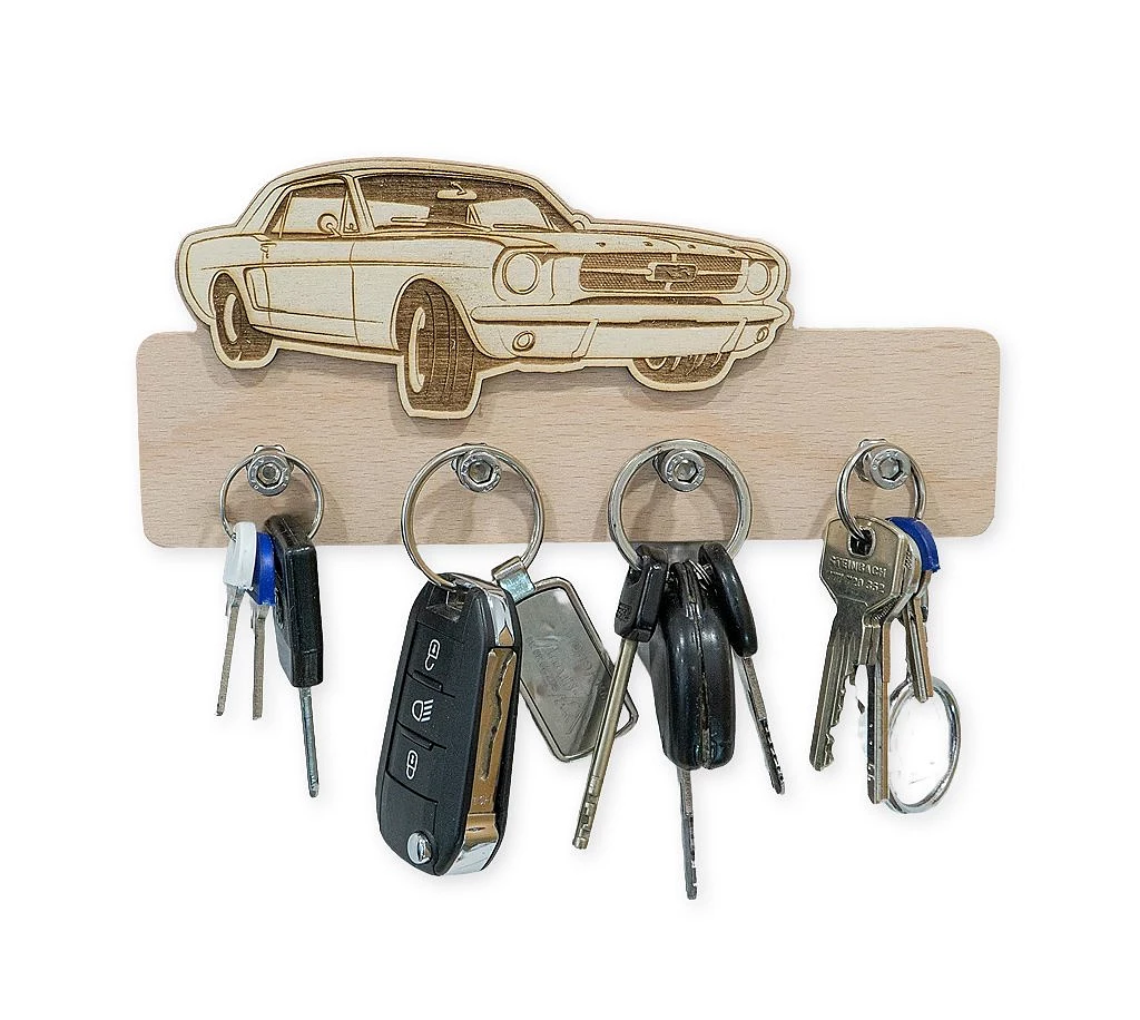 Appendichiavi in legno Mustang