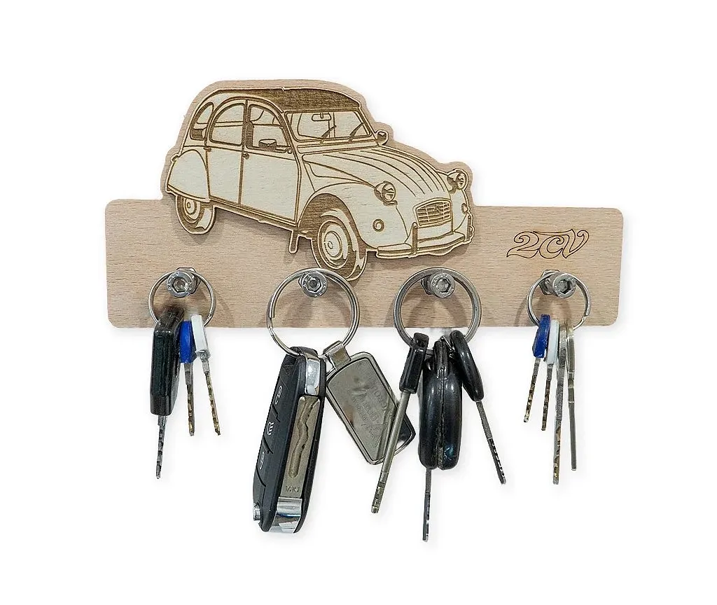 Appendichiavi in legno la 2CV