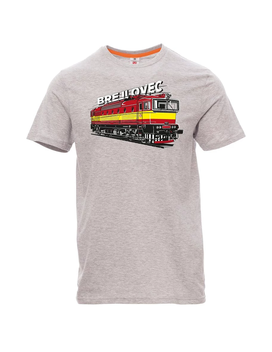 Maglia da uomo grigio melange Locomotiva 753
