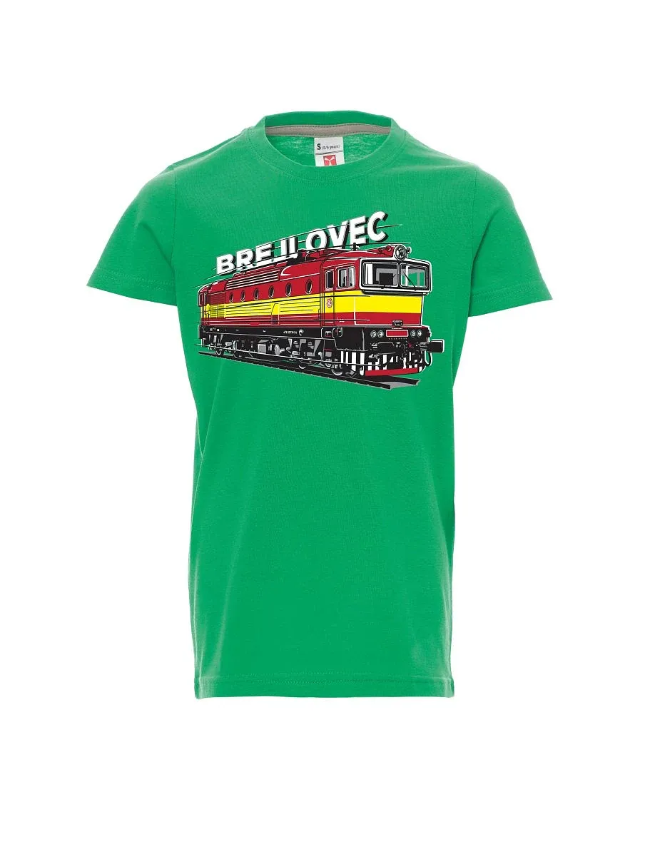 Maglia da bambino verde Locomotiva 753