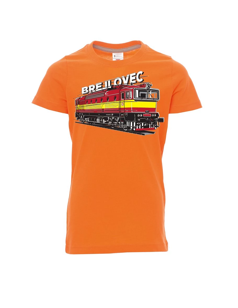 Maglia da bambino arancione Locomotiva 753