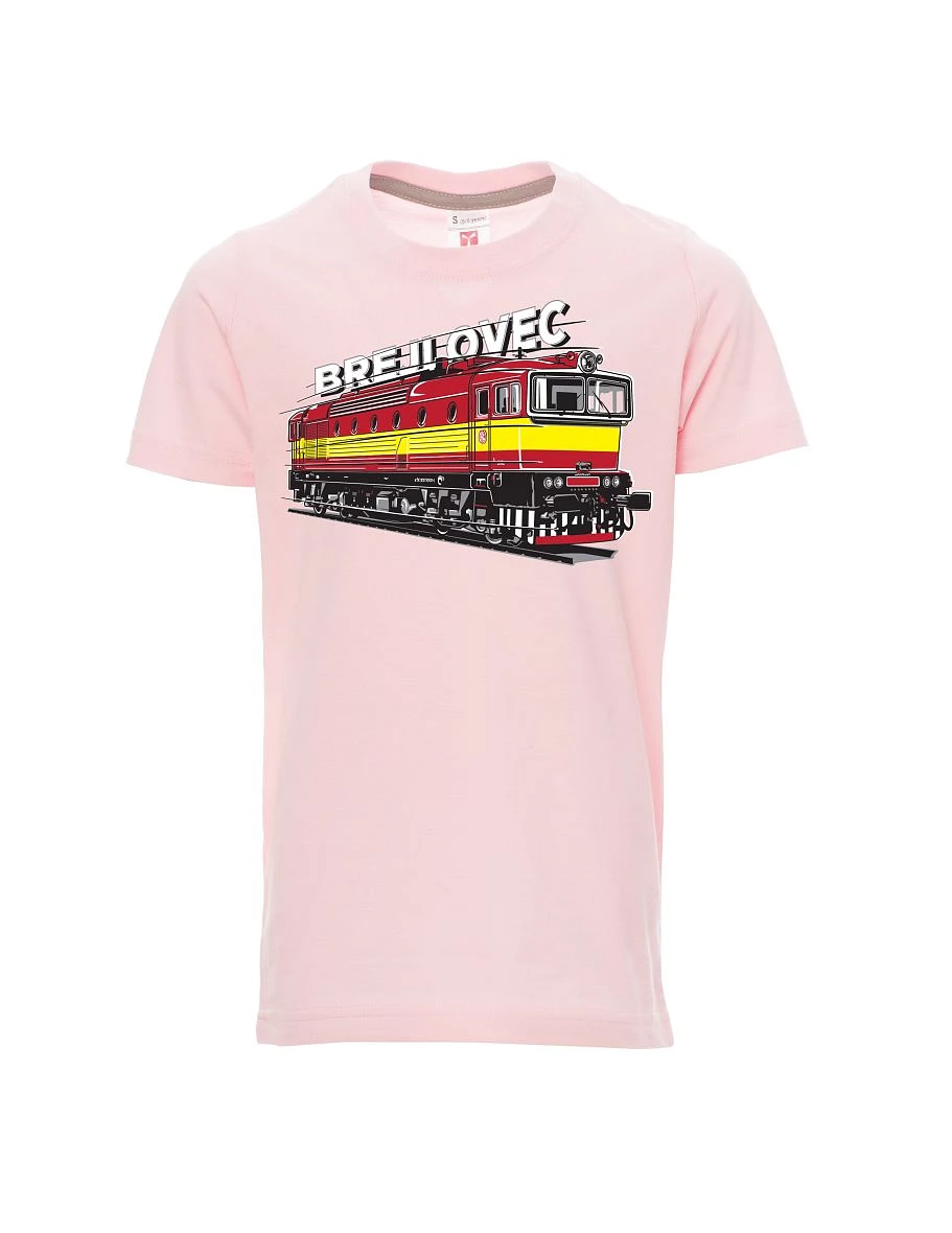 Maglia da bambino rosa chiaro Locomotiva 753