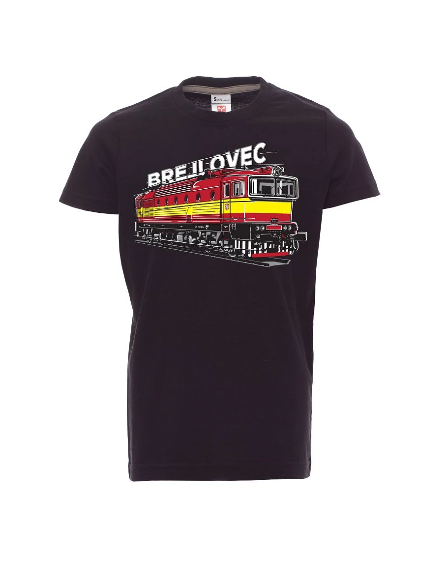 Maglia da bambino nera Locomotiva 753