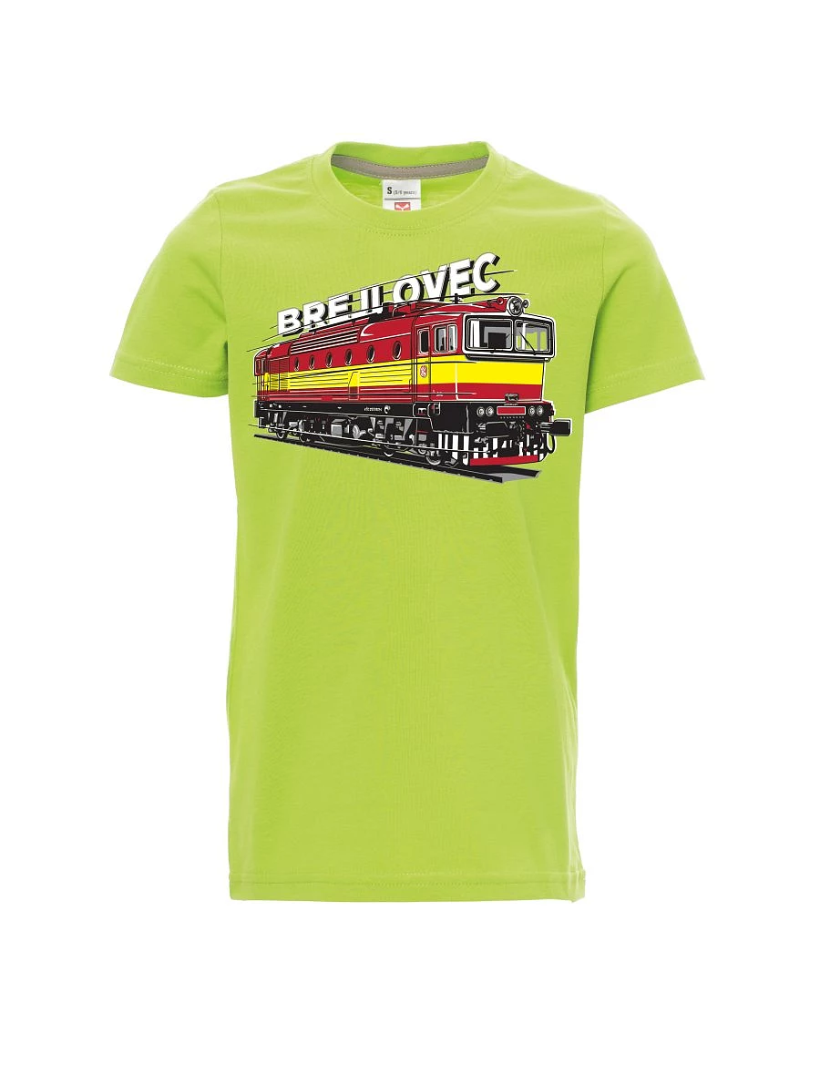 Maglia da bambino verde chiaro Locomotiva 753