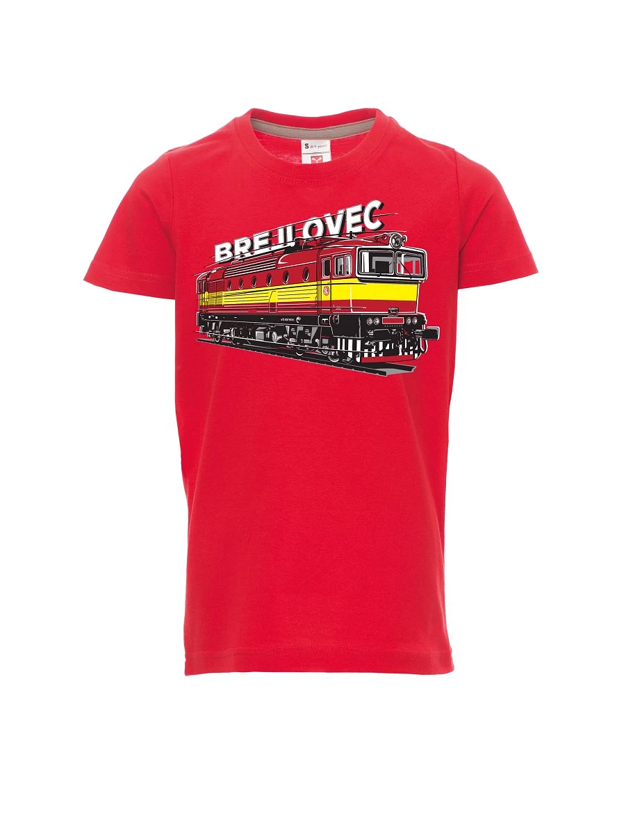 Maglia da bambino rossa Locomotiva 753